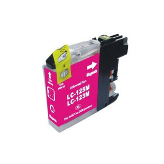 Brother LC-123M inktcartridge magenta