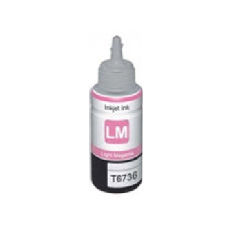 Huismerk Epson T6736 (C13T67364A) L800 Inktvulling Eco Tank Licht Magenta