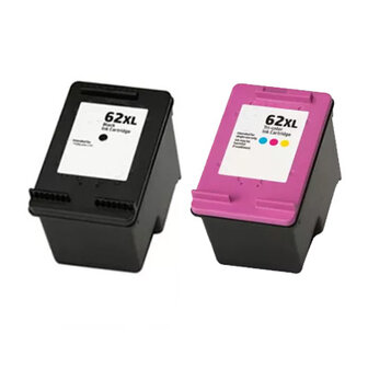 HP 62XL Inktcartridge Multipack Zwart en Kleur