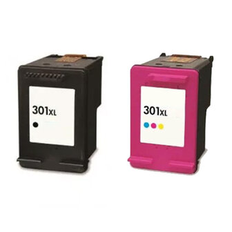 HP 301XL Inktcartridge Multipack Zwart En Kleur