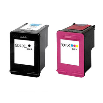 HP 304XL Inktcartridge Multipack Zwart En Kleur