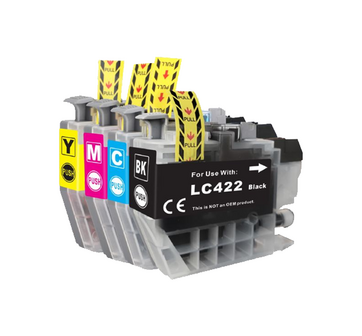 Huismerk Brother LC-422XL inktcartridges Multipack 4-Pack