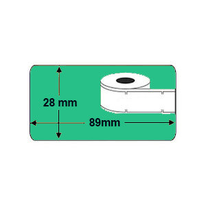 Huismerk DYMO 99010 (S0722370) Adreslabels Smal 89mmx28mm 130 Stuks Groen