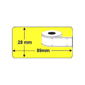 Huismerk DYMO 99010 (S0722370) Adreslabels Smal 89mmx28mm 130 Stuks Geel